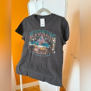 Mighty Fine Wyoming graphic T-shirt